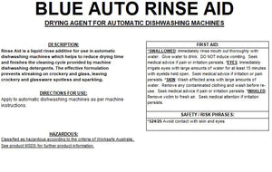 blue auto rinse aid