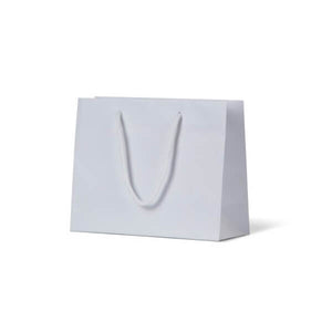 White Matte Laminated Carry Bag - Rope Handle (Carton)