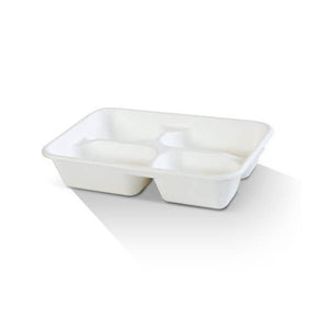 Sugarcane Tray 4 Compartment