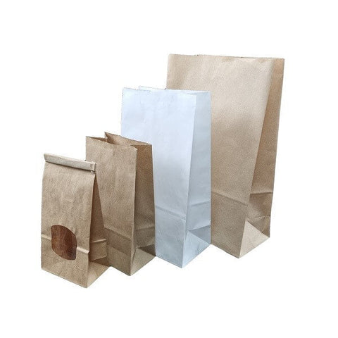 SOS Block Bottom Paper Bags