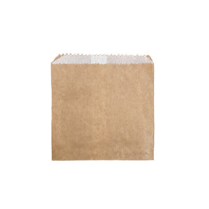 flat paper bag brown