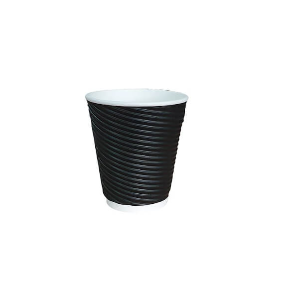 Black Twist Triple Wall Paper Cup | BSB Packaging