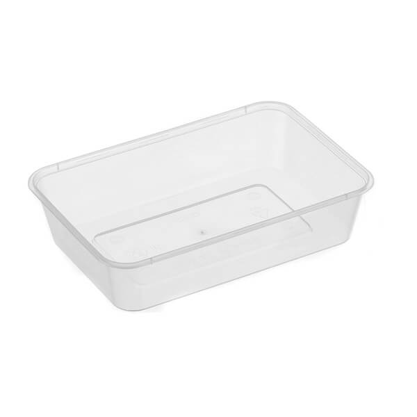 Rectangle PP Plastic Clear Container
