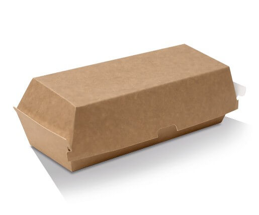 Hot Dog Clam - Cardboard Brown