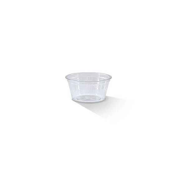 60ml Round PET Clear Sauce Container