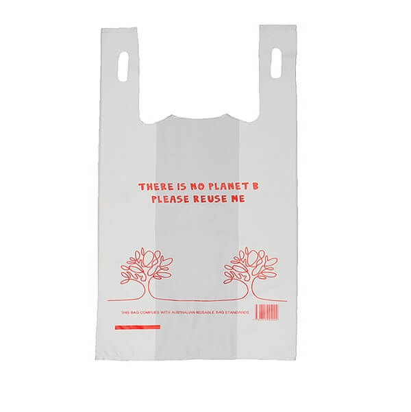 Singlet Bag White 37um - Reusable Print