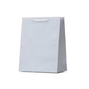White Matte Laminated Carry Bag - Rope Handle (Carton)