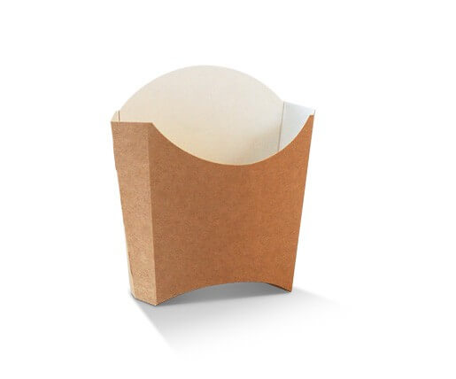 Chip Box - Cardboard Brown
