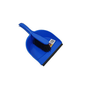 blue dust pan set