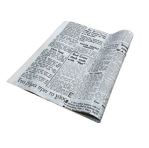 greaseproof paper news print
