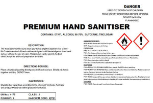premium hand sanitiser