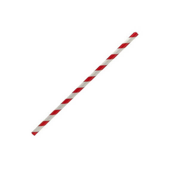 Regular - Red Stripe Paper Straws
