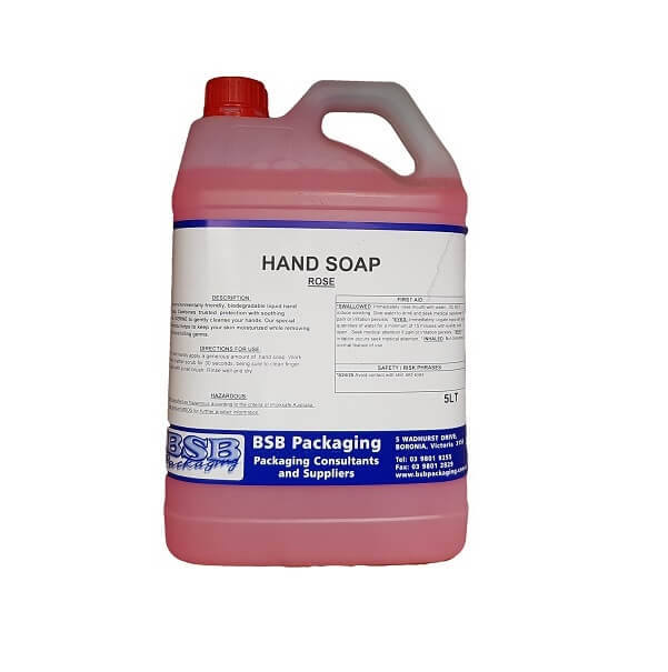 Hand soap liquid - Rose | BSB Packaging